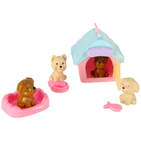 Salon piękności SPA dla psów figurki akcesoria zestaw 14 elementów