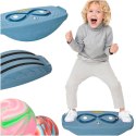 Deska do balansowania bujania równoważnia z labiryntem bujak balansowy dla dzieci granatowa