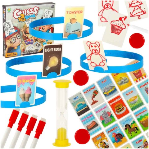 Gra rodzinna towarzyska dla dzieci Zgadnij kim jestem? Rysowanie