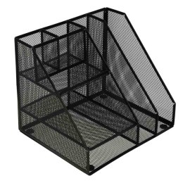 Organizer przybornik na biurko biurkowy duży A4 metalowy 7 komór