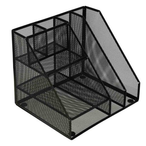 Organizer przybornik na biurko biurkowy duży A4 metalowy 7 komór