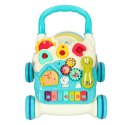 Pchacz chodzik interaktywny stolik edukacyjny 4w1 niebieski Bibi-inn