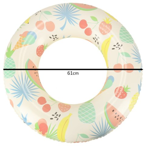 Kółko do pływania koło dmuchane BESTWAY 36014 owoce 61cm