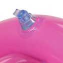 Kółko do pływania koło dmuchane dla niemowląt pontonik z daszkiem BESTWAY 34091 różowe