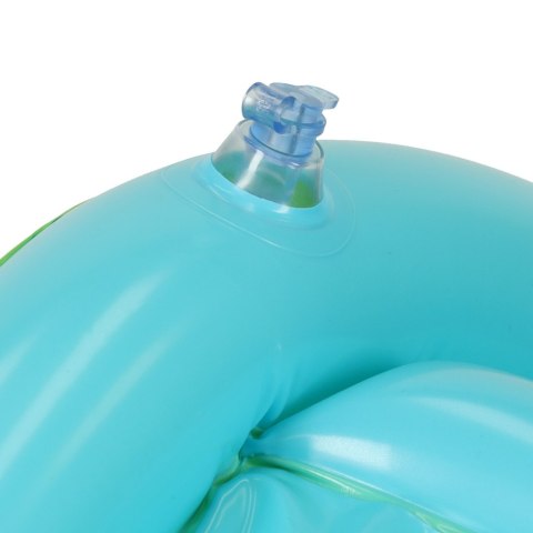 Kółko do pływania koło dmuchane dla niemowląt pontonik z daszkiem BESTWAY 34091 zielone