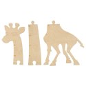 Miarka wzrostu drewniana żyrafa 125 cm