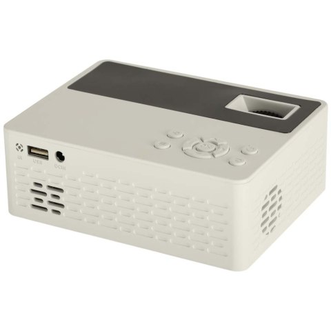 Projektor rzutnik przenośny LED TFT LCD 16:9 1920x1080 USB 20W biały