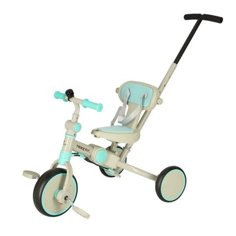 Rowerek trójkołowy TRIKE FIX V4 rower spacerówka rowerek biegowy 6w1 szary niebieski