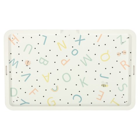 Tablica manipulacyjna LULILO LUDO stolik drewniany sensoryczny miętowy