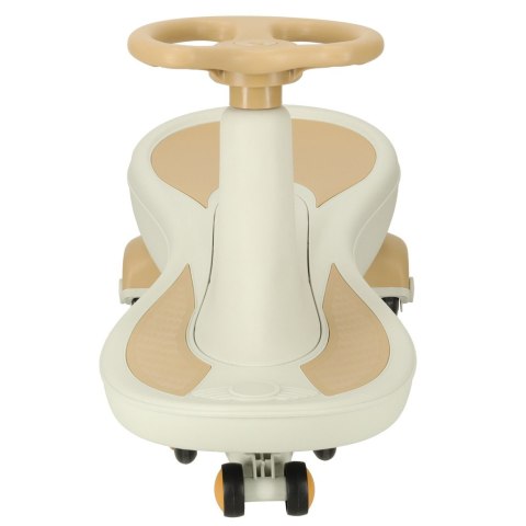 Jeździk grawitacyjny LED Swing Fix S4 świecące koła z muzyką grający 76cm złoto-biały max 100kg