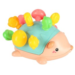 Jeżyk sensoryczny edukacyjny montessori wyjmowane kolce niebieski