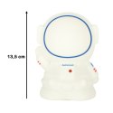 Lampka nocna dla dzieci silikonowa dotykowa miękka 8 LED USB RGB biała astronauta