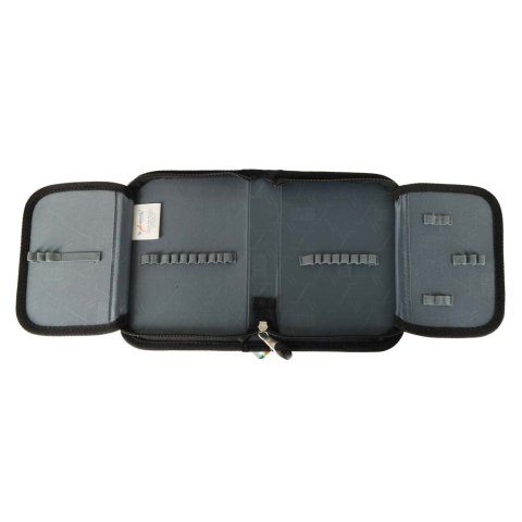 Piórnik szkolny jednokomorowy St. Right różowy