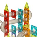 Klocki magnetyczne magnetic sticks marble tor kulkowy z dźwiękiem muzyką grający 118 elementów