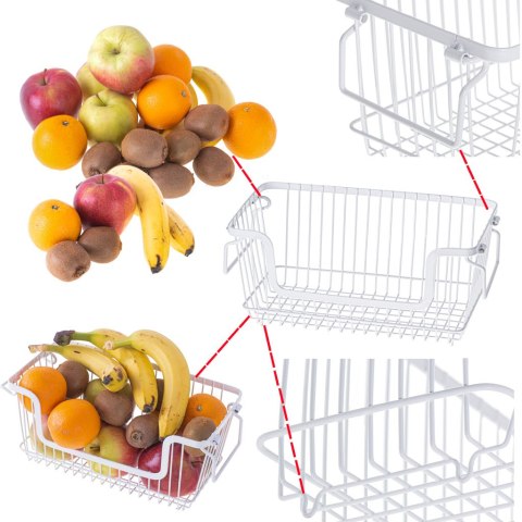 Kosz koszyk na owoce warzywa organizer pojemnik skrzynia