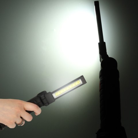 Lampa warsztatowa latarka LED USB 5 trybów składana magnes hak akumulator 1200 mAh 200 lm KAFUWELL