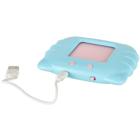 Nauka języka angielskiego czytnik kart do nauki słówek 112 fiszek niebieski