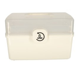 Organizer na leki pojemnik pudełko kasetka apteczka duży XXL na zamek skrzynka 34x19x22,5cm