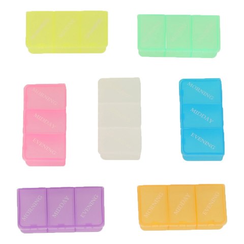 Organizer na leki pudełko kasetka na tabletki tygodniowy PL EN LT CS