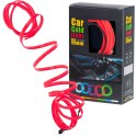 Oświetlenie ambientowe LED do samochodu auta USB 12V taśma 5m czerwona