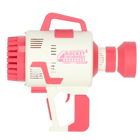 Pistolet maszynka do baniek mydlanych bańki mydlane światła różowy