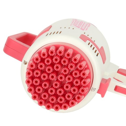 Pistolet maszynka do baniek mydlanych bańki mydlane światła różowy