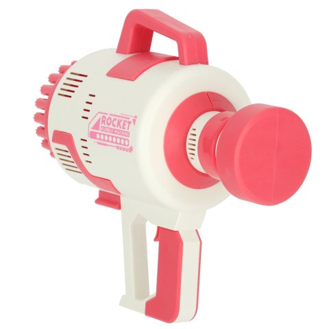 Pistolet maszynka do baniek mydlanych bańki mydlane światła różowy