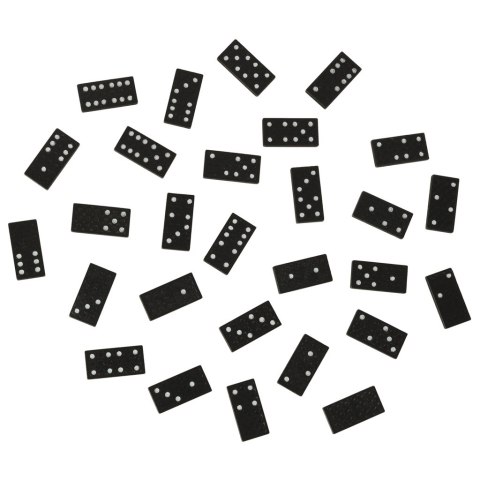 Domino drewniane gra rodzinna edukacyjna z etui klocki z drewna do gry