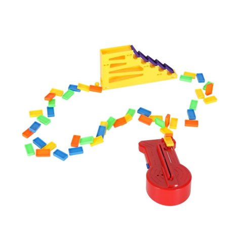 Domino klocki tor z wyrzutnią samolotów rakiet