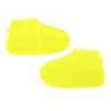 Nakładki przeciwdeszczowe na buty ochraniacze nieprzemakalne przeciwdeszczowe kalosze S żółte roz. 26-34