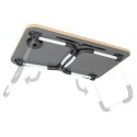 Stolik pod laptopa podstawka do łóżka mobilny śniadaniowy składany stojak