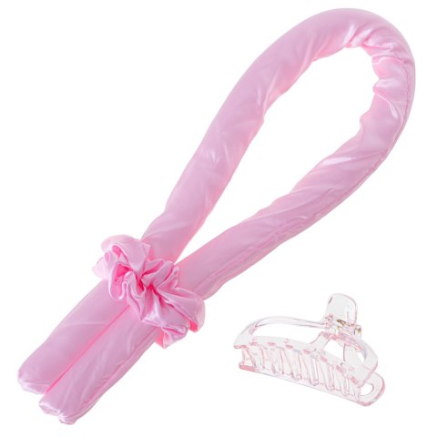 Wałek do kręcenia włosów loków zestaw opaska papiloty lokówka gumki spinka