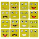 Gra edukacyjne wyzwania nauka emocji klocki drewniane