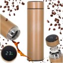 Kubek termiczny termos smart LED 500ml złoty