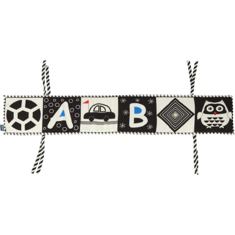 Ochraniacz do łóżeczka mata sensoryczna książeczka książka kontrastowa miękka