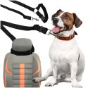 Smycz dla psa kota pas bezpieczeństwa do auta samochodu na zagłówek bezpieczny mocny