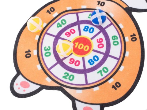 Tarcza Dart z rzutkami piłkami na rzep celowanie rzut do celu corgi