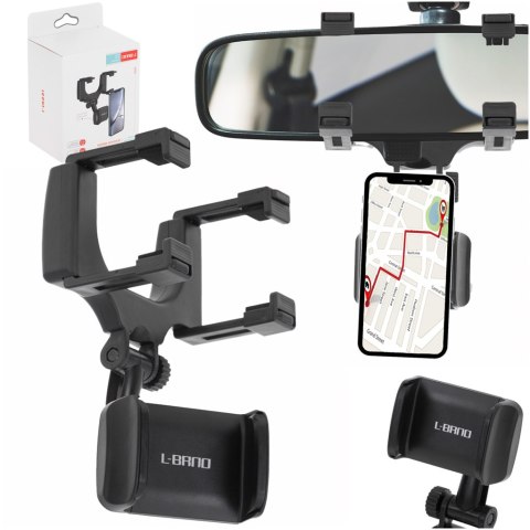 Uchwyt samochodowy na telefon na lusterko do auta samochodu obrotowy mocny