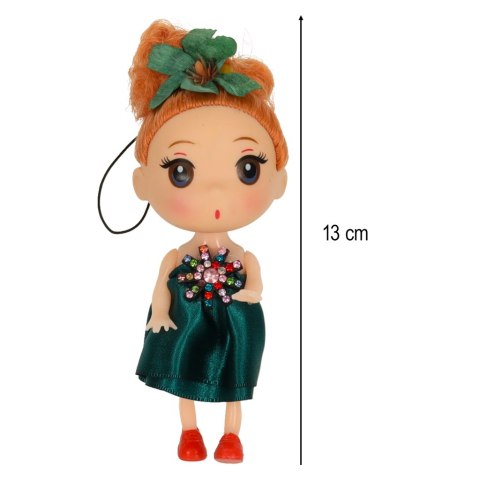 Lalka lalki do domku dla lalek 3 dziewczynki + 1 chłopczyk zestaw 4szt. 12cm