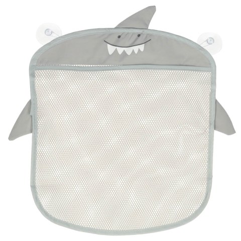 Organizer pojemnik na zabawki kąpielowy szary