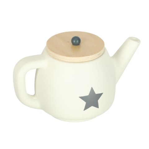 Serwis kawowy drewniany naczynia dla dzieci zestaw kuchenny do herbaty taca filiżanki