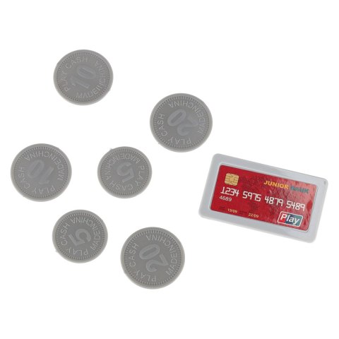 Sklep dla dzieci supermarket stragan wózek na zakupy akcesoria miętowy