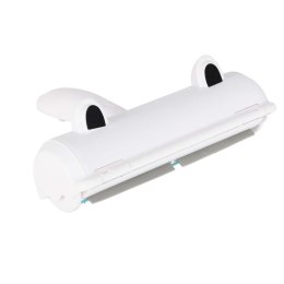 Szczotka wałek rolka do czyszczenia sierści z ubrań tapicerki biała niebieska