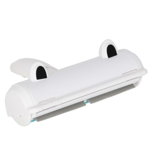 Szczotka wałek rolka do czyszczenia sierści z ubrań tapicerki biała niebieska