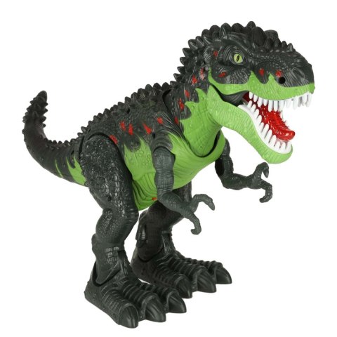 Dinozaur T-REX elektroniczny chodzi ryczy zielony