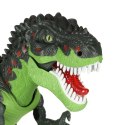 Dinozaur T-REX elektroniczny chodzi ryczy zielony
