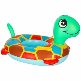 Kółko do pływania dla niemowląt koło pontonik dla dzieci dmuchany z siedziskiem materac żółw 15kg