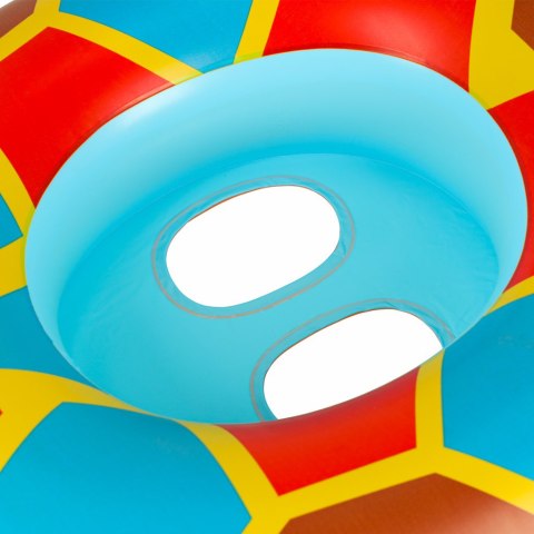 Kółko do pływania dla niemowląt koło pontonik dla dzieci dmuchany z siedziskiem materac żółw 15kg