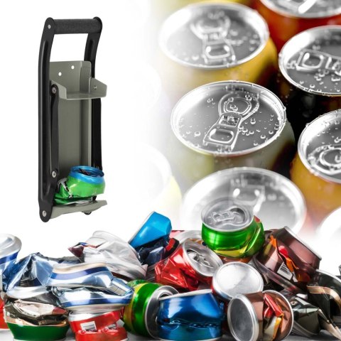 Zgniatarka wisząca zgniatacz do puszek z uchwytem otwieracz do butelek