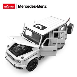 Autko Metalowe 1/32 Mercedes-Benz AMG G63 z Dźwiękiem Białe RASTAR